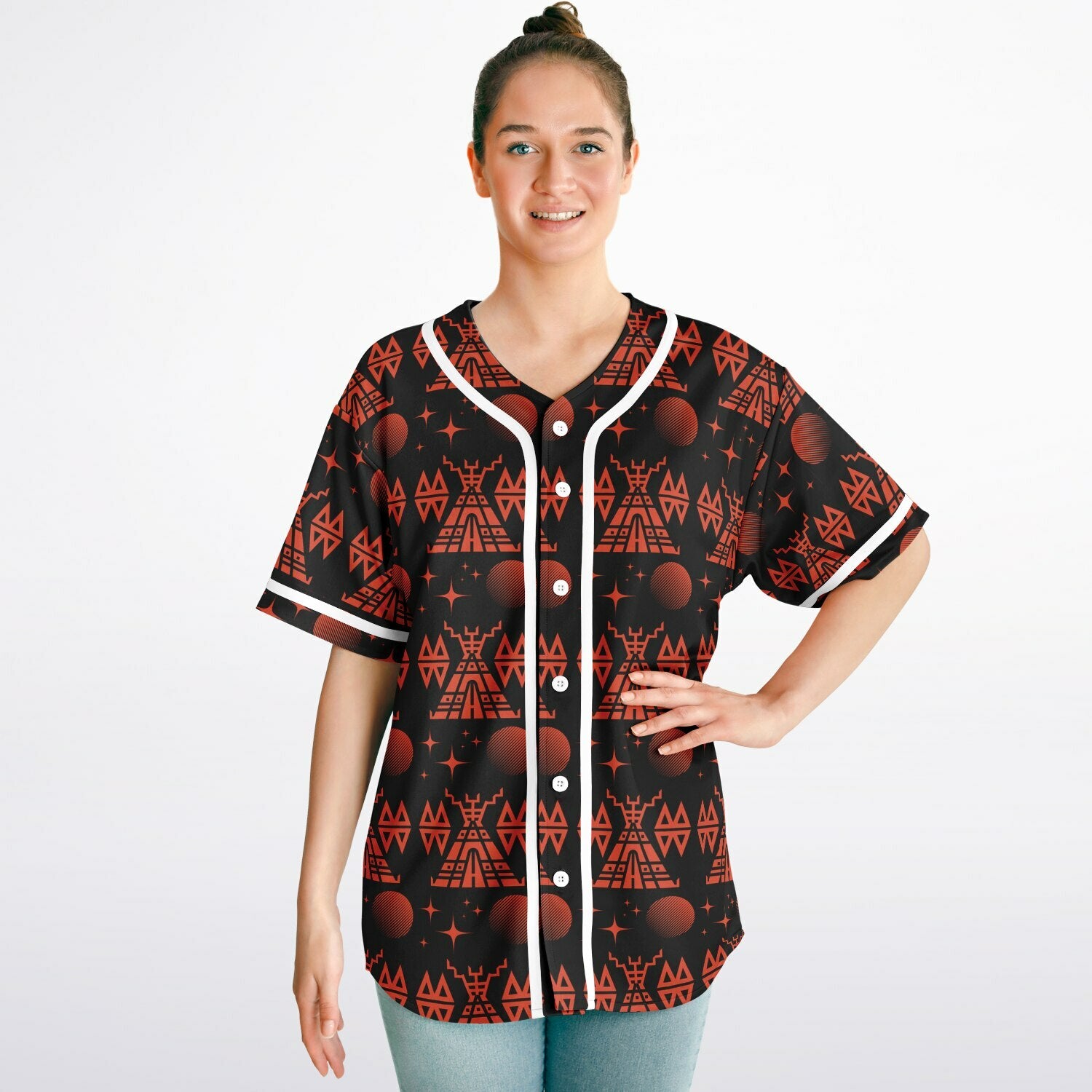 Reversible Baseball Jersey - AOP