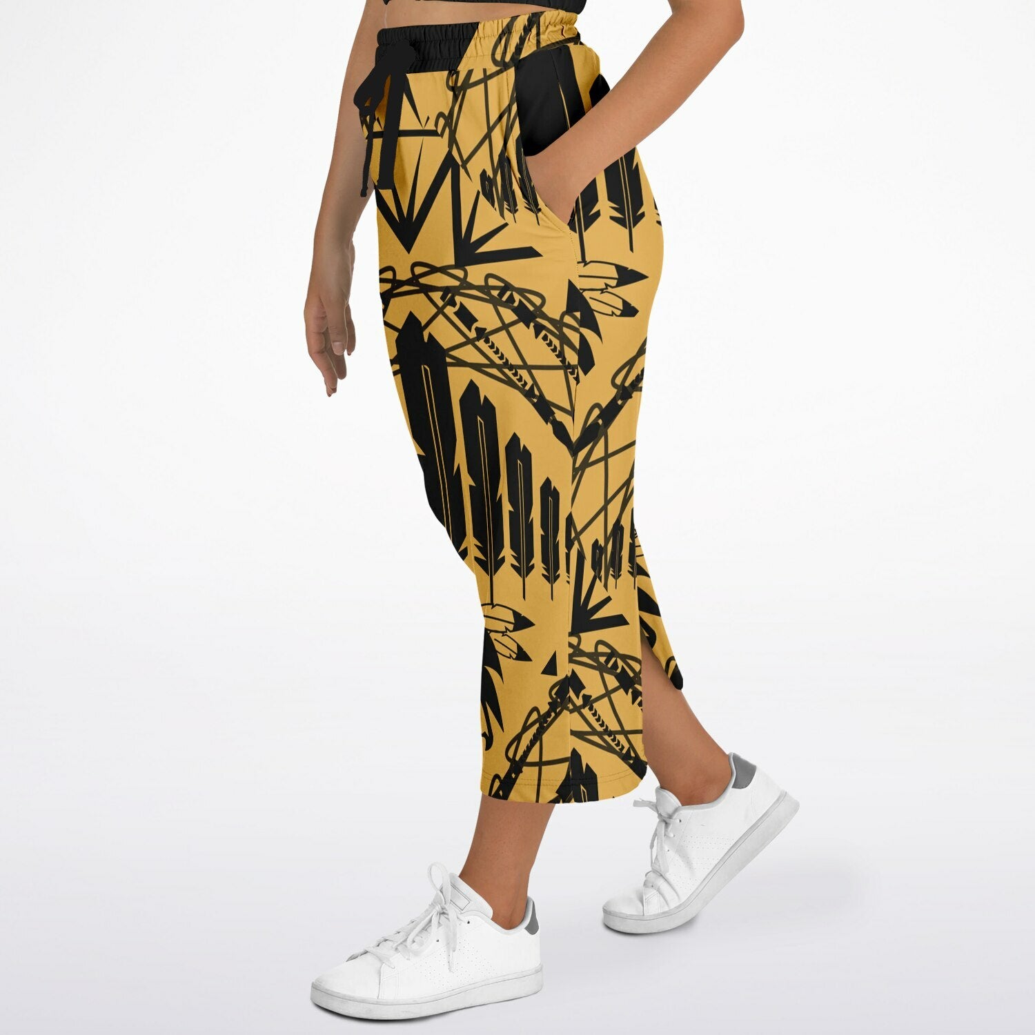 $NiieihiiNookei Athletic Long Pocket Skirt - AOP