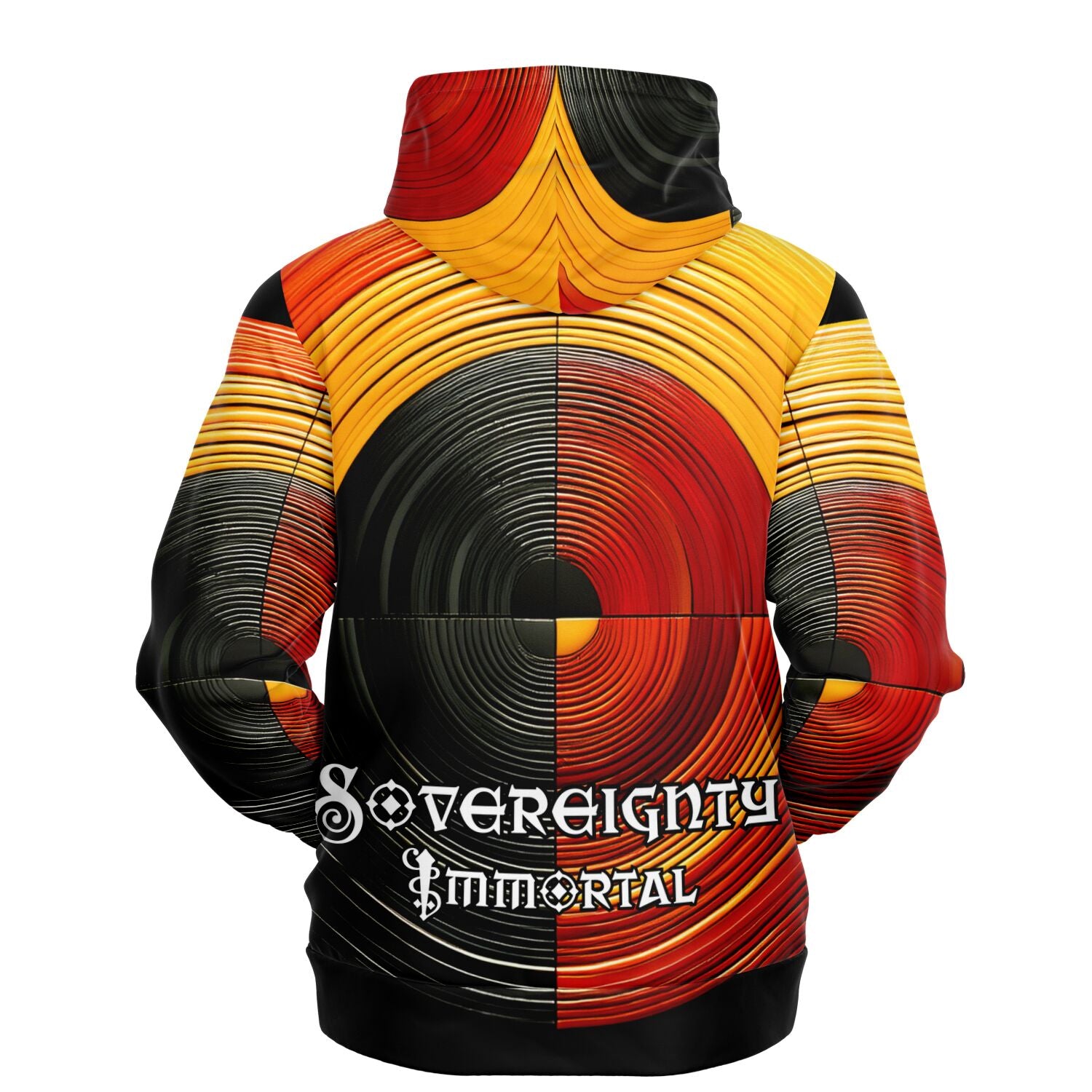 Sovereignty Immortal by $NiieihiiNookei Athletic Hoodie - AOP