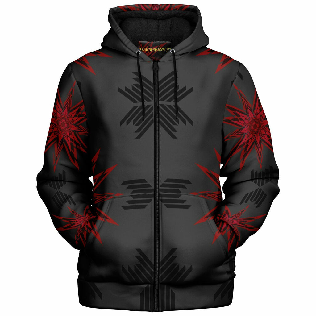 $NiieihiiNookei Microfleece Ziphoodie - AOP