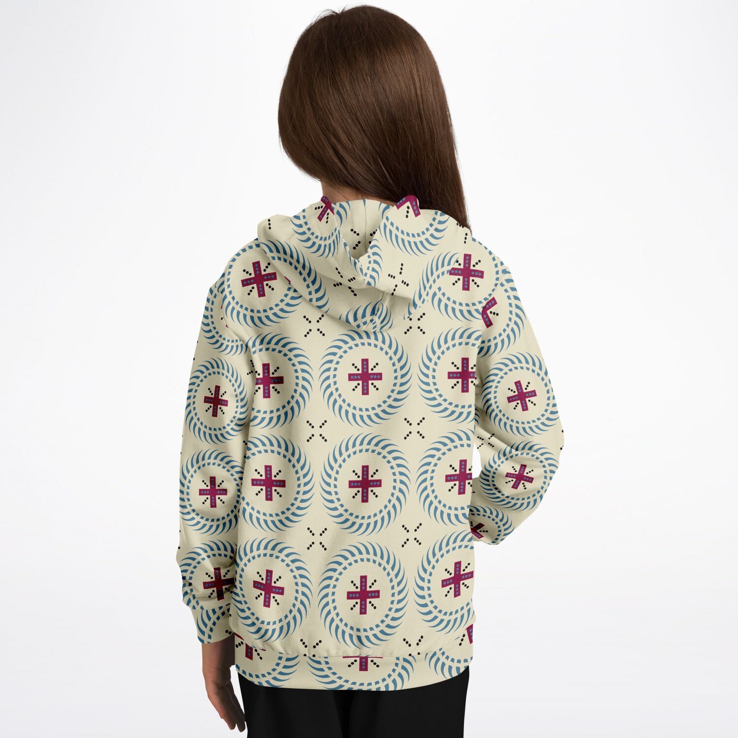 $NiieihiiNookei Athletic Kids Hoodie - AOP