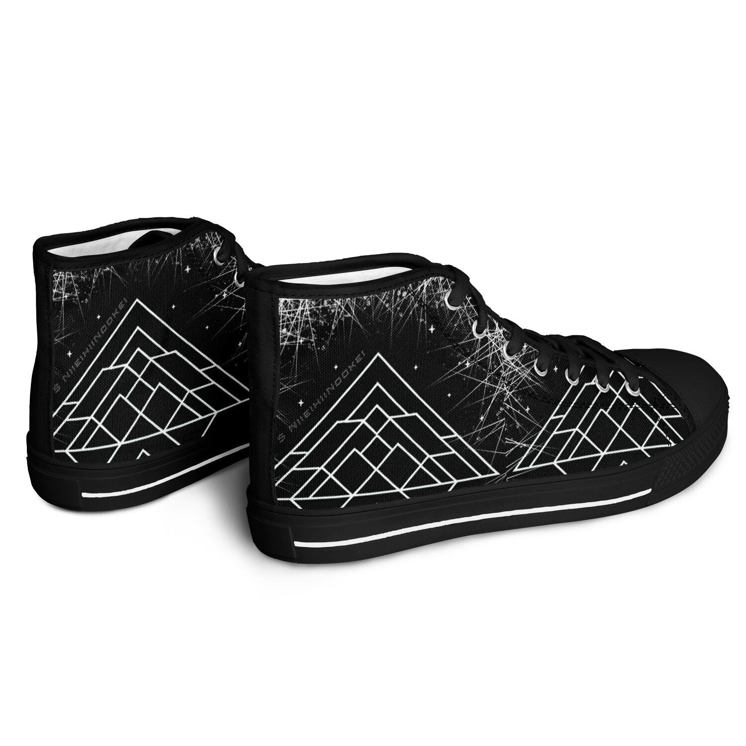 $NiieihiiNookei Urban Peak High Top Shoes - AOP