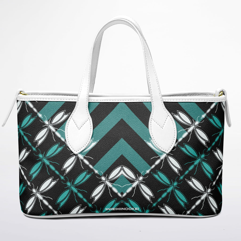 $NiieihiiNookei Leather Tote Bag - AOP