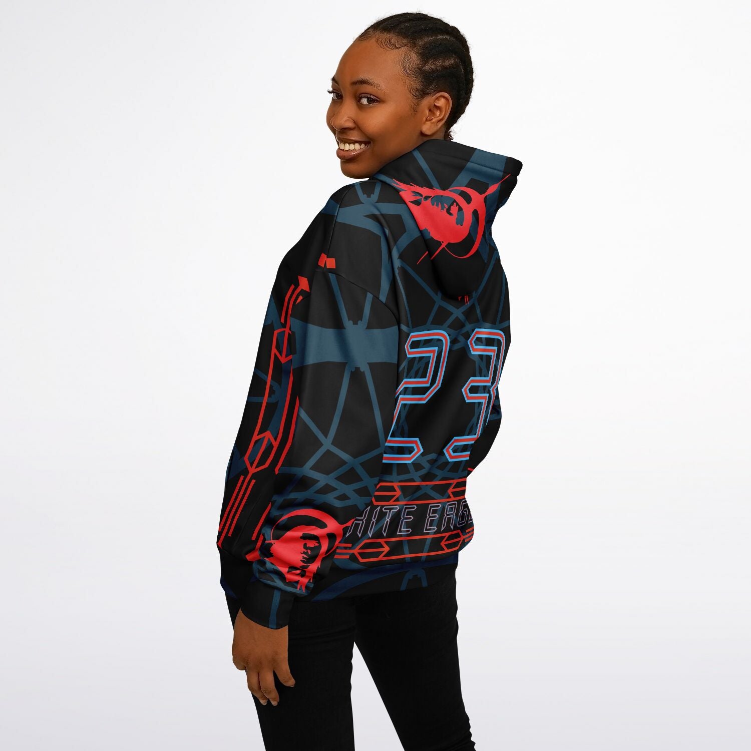 $NiieihiiNookei Heavyweight Oversized Hoodie - AOP