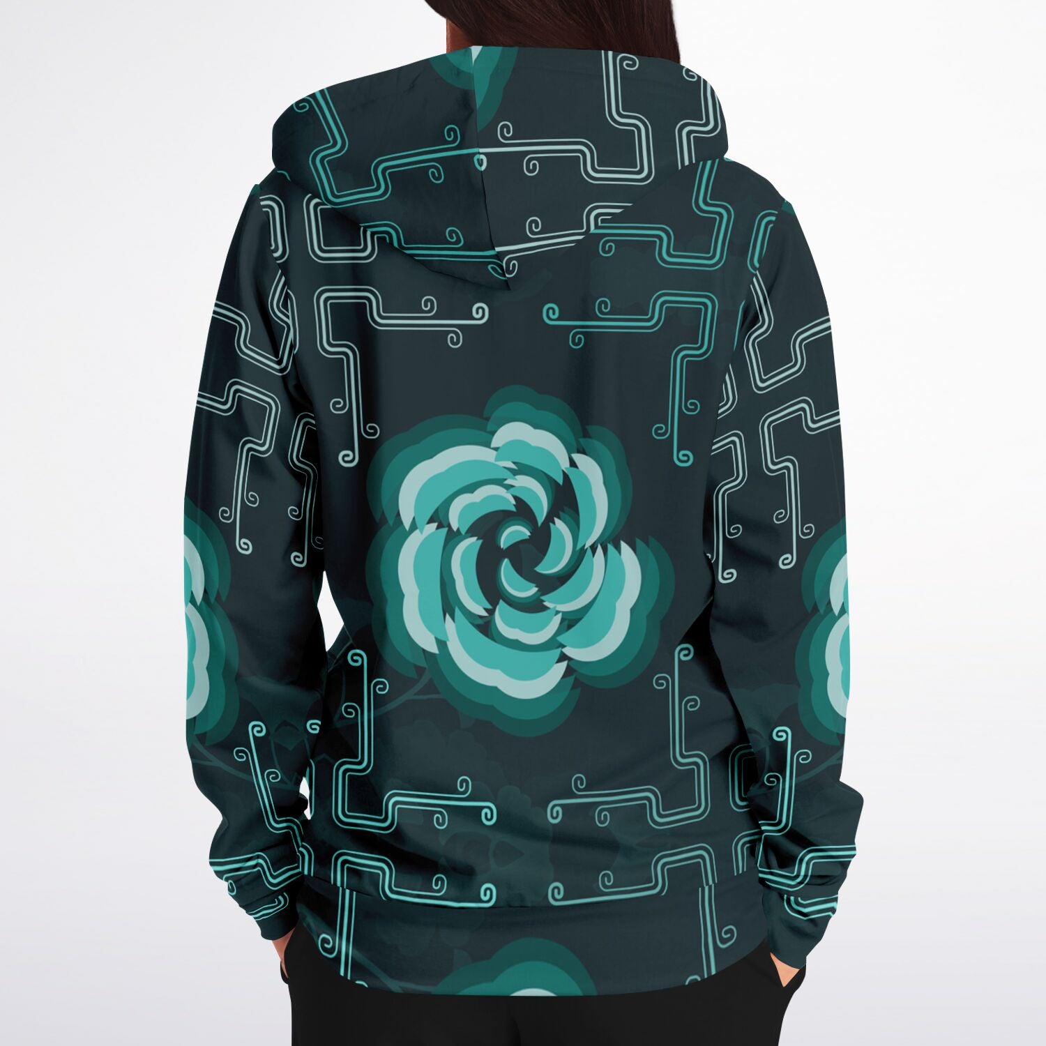 $NiieihiiNookei Fashion Zip-Up Hoodie - AOP