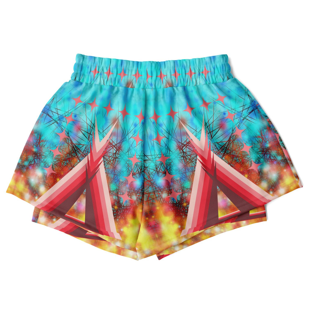 $NiieihiiNookei Women's 2-in-1 Shorts - AOP