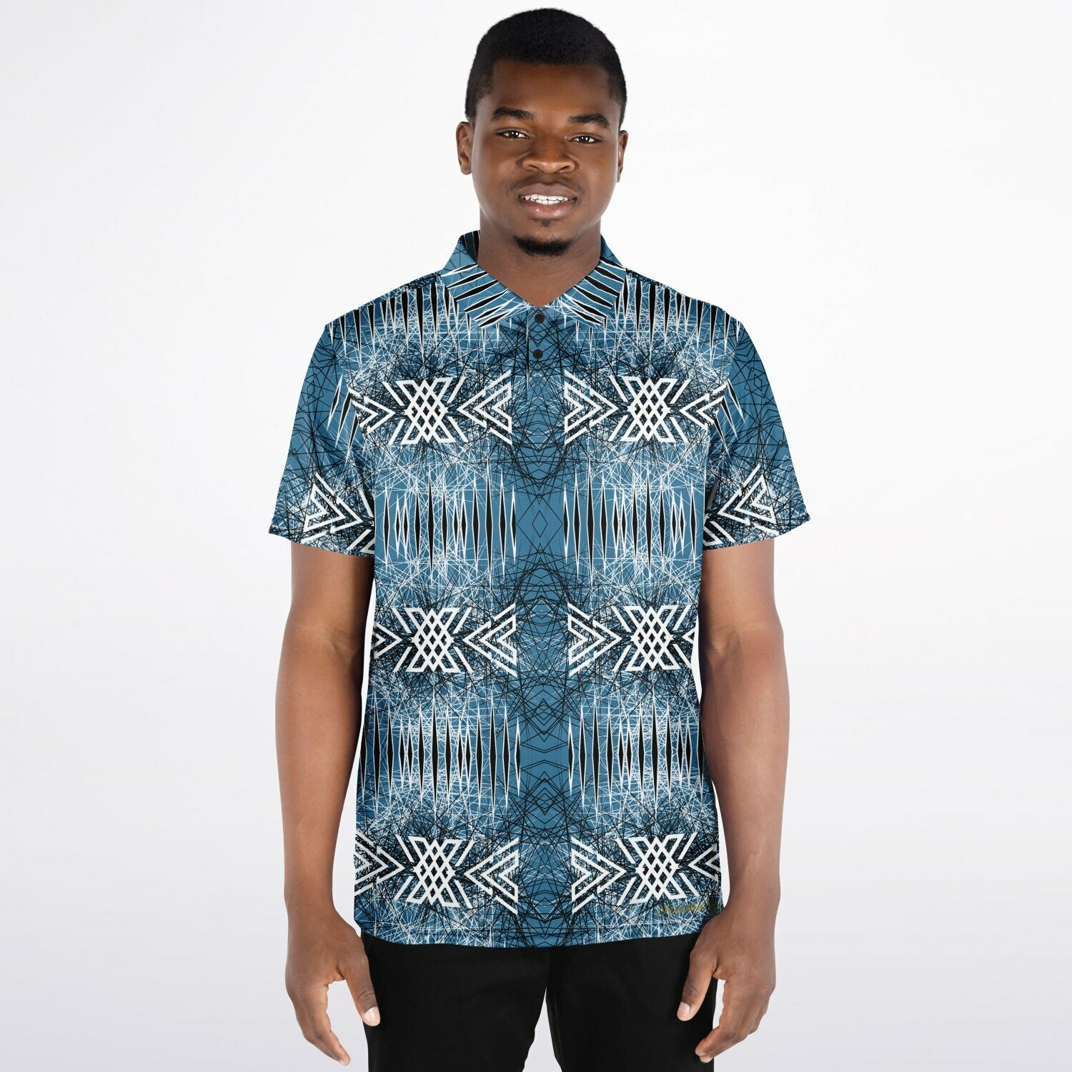 $NiieihiiNookei Polo Shirt - AOP