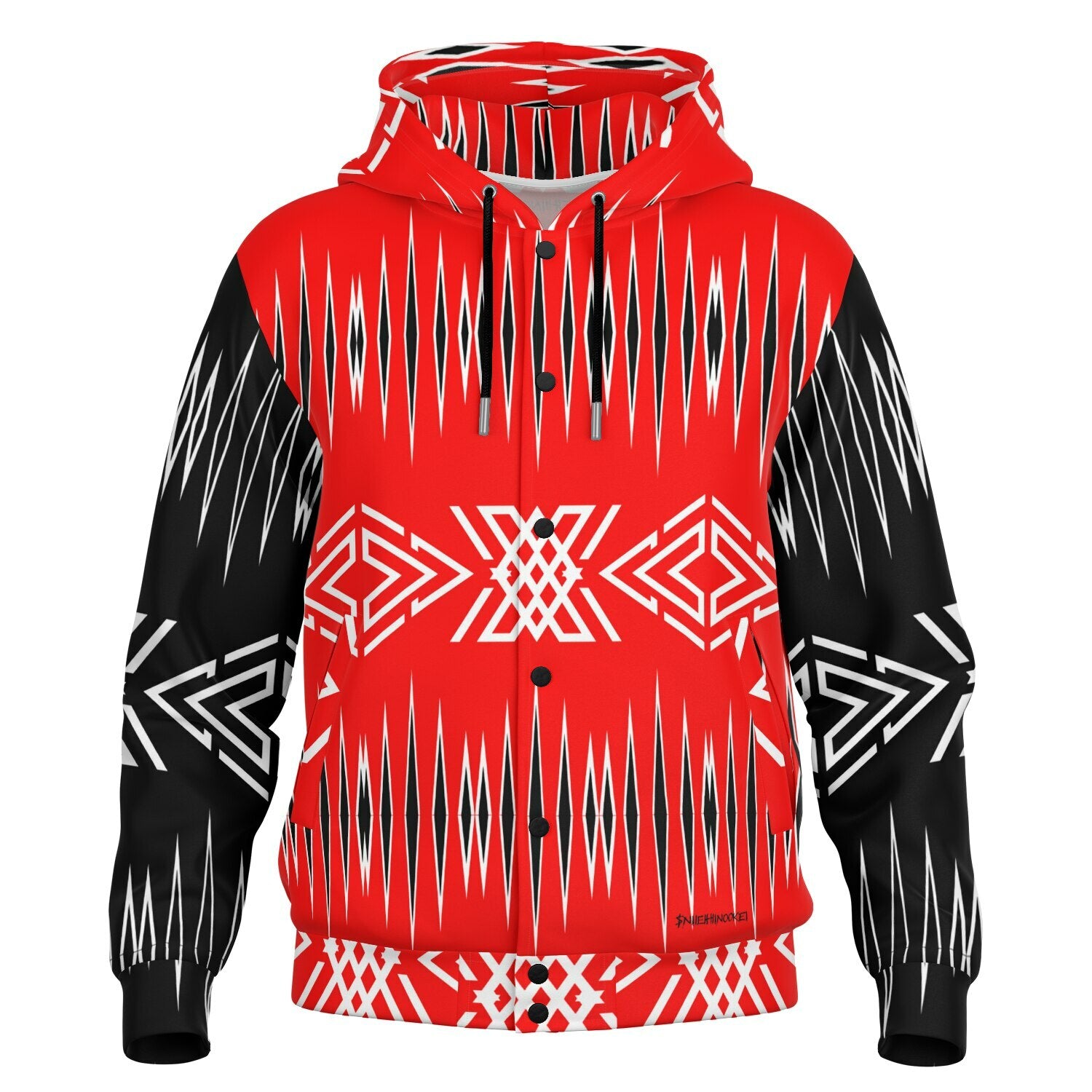$NiieihiiNookei Hooded Jacket - AOP