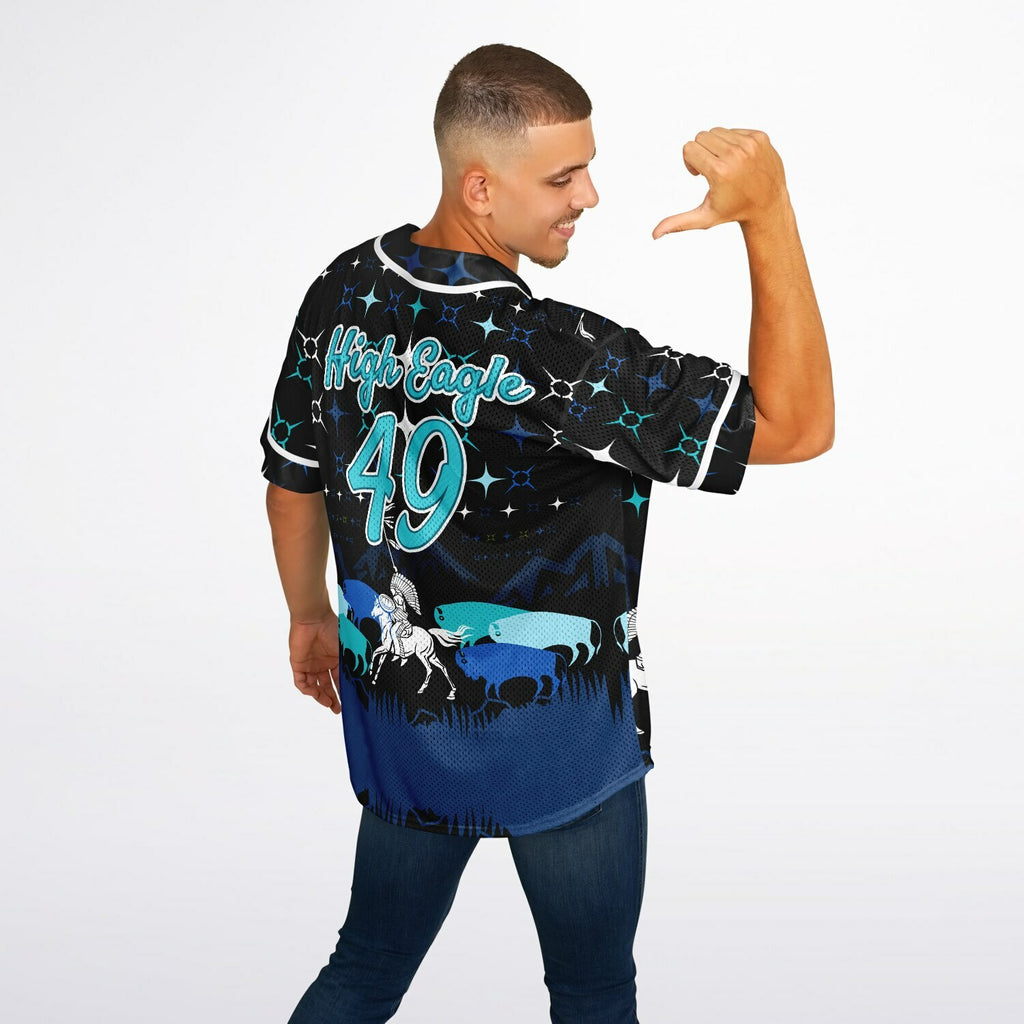 #49 High Eagle Premium Baseball Jersey - AOP
