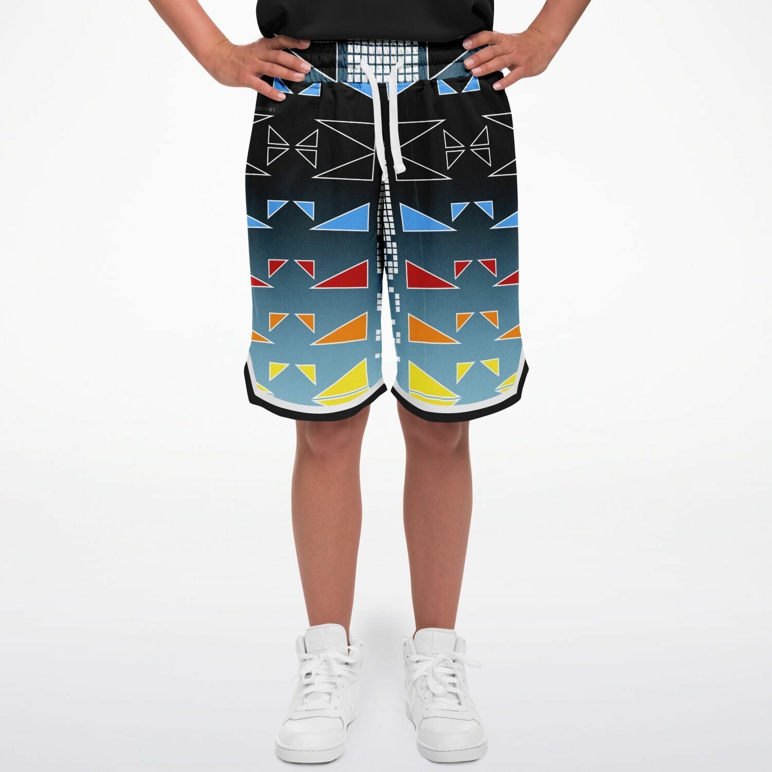 $NiieihiiNookei Basketball Short Rib - AOP