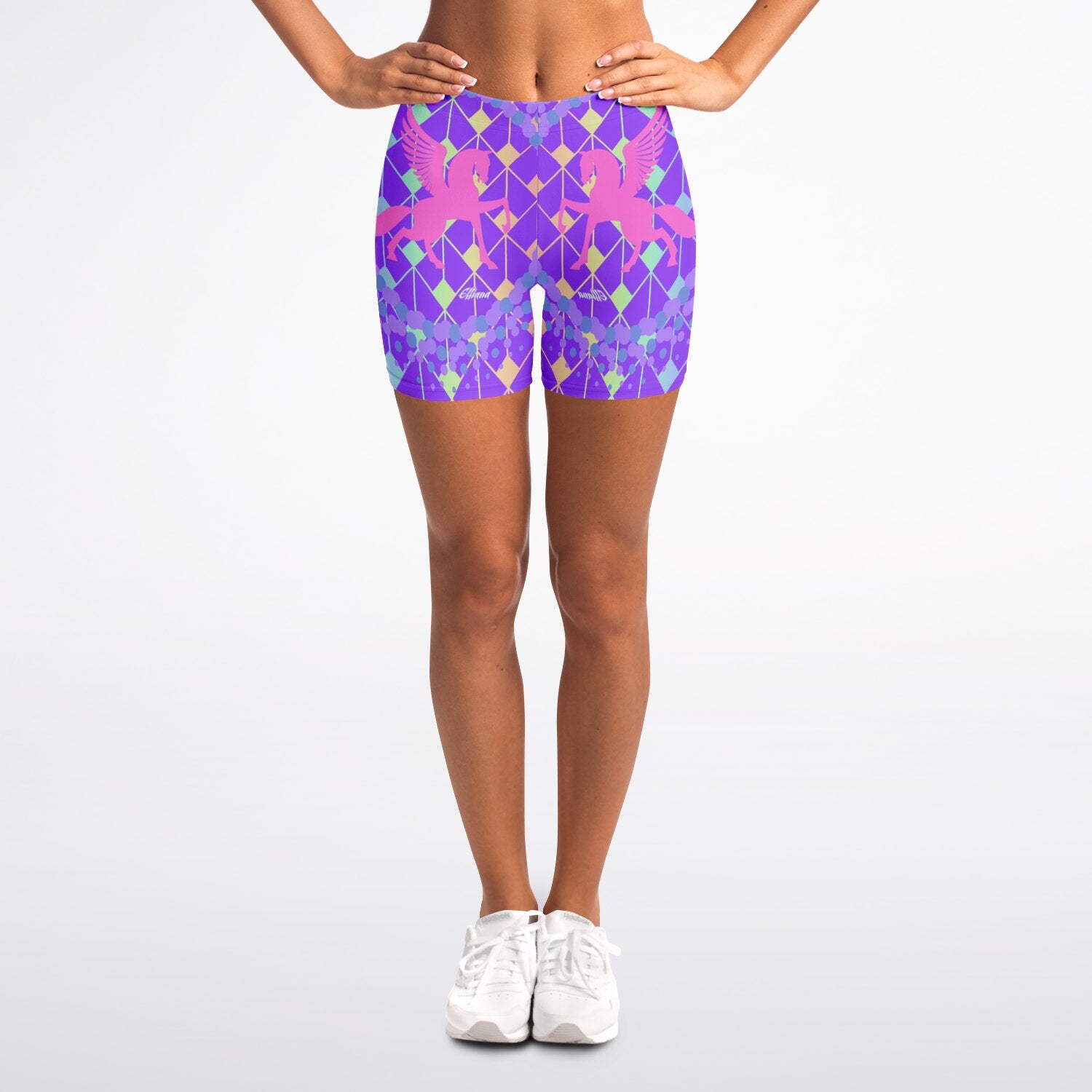 Design by Elliana Legging Shorts - AOP