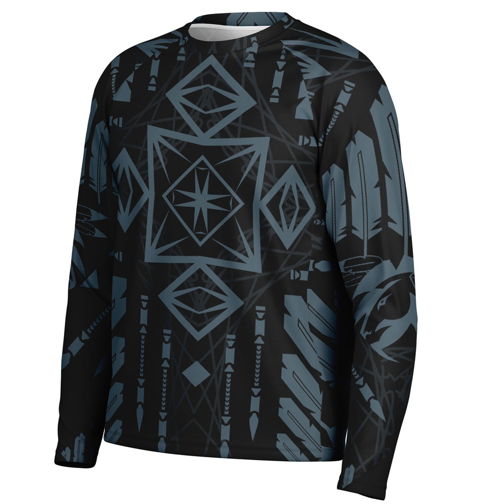 $NiieihiiNookei Men's Long Sleeve Performance Shirt - AOP