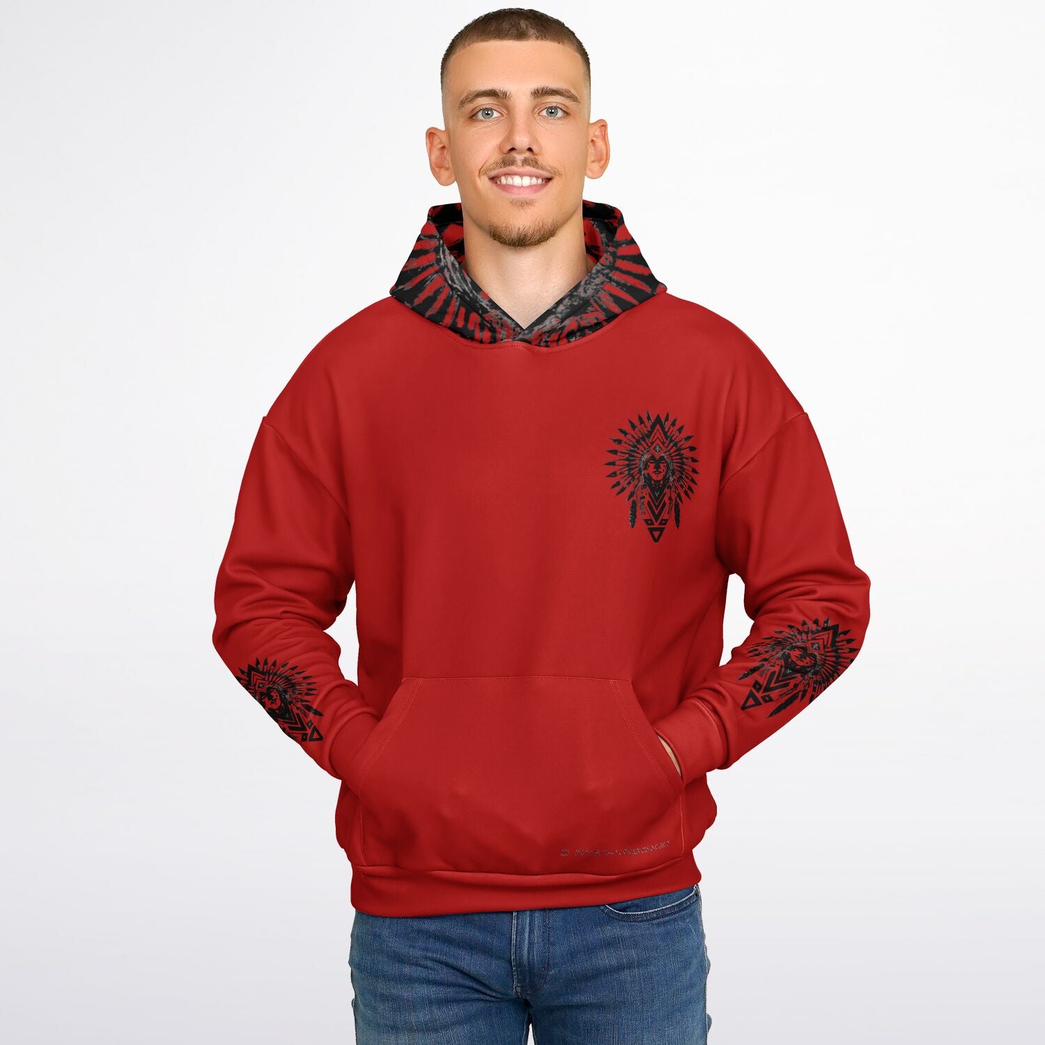 $NiieihiiNookei Heavyweight Oversized Hoodie - AOP