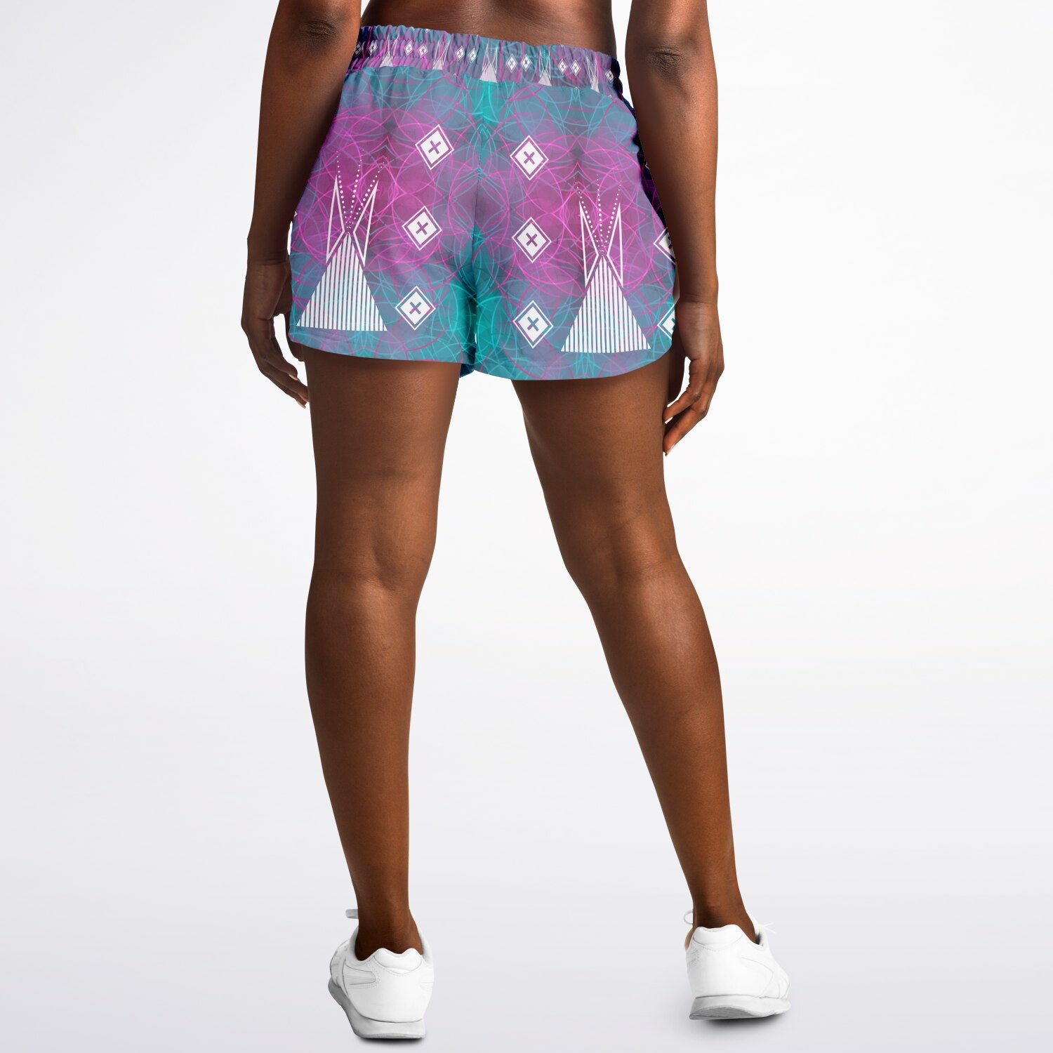 $NiieihiiNookei Athletic Loose Shorts - AOP