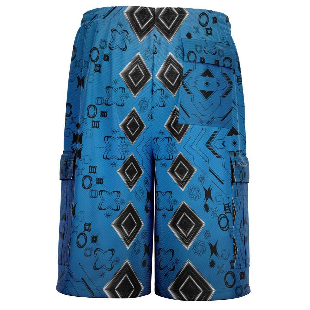 $NiieihiiNookei Heavyweight Cargo Shorts - AOP