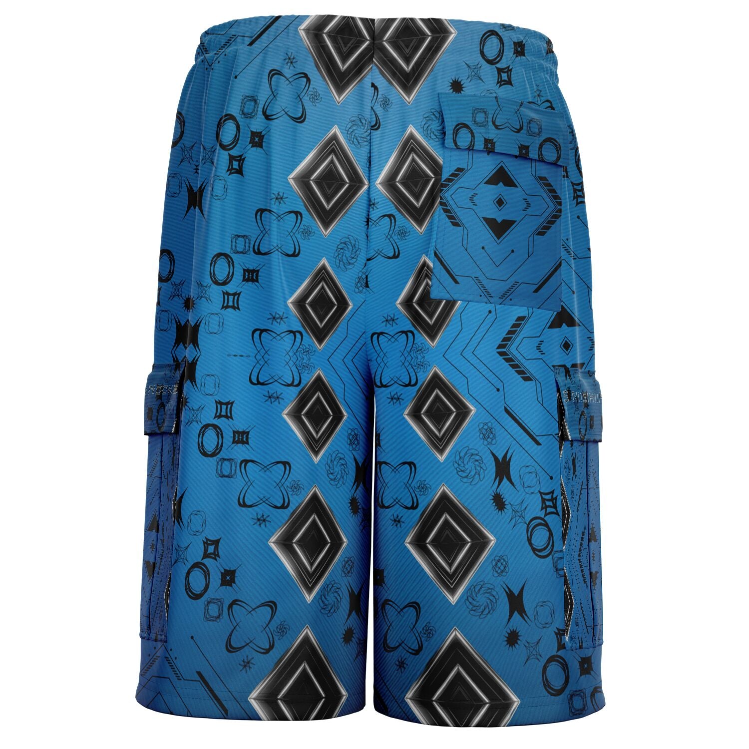 $NiieihiiNookei Heavyweight Cargo Shorts - AOP