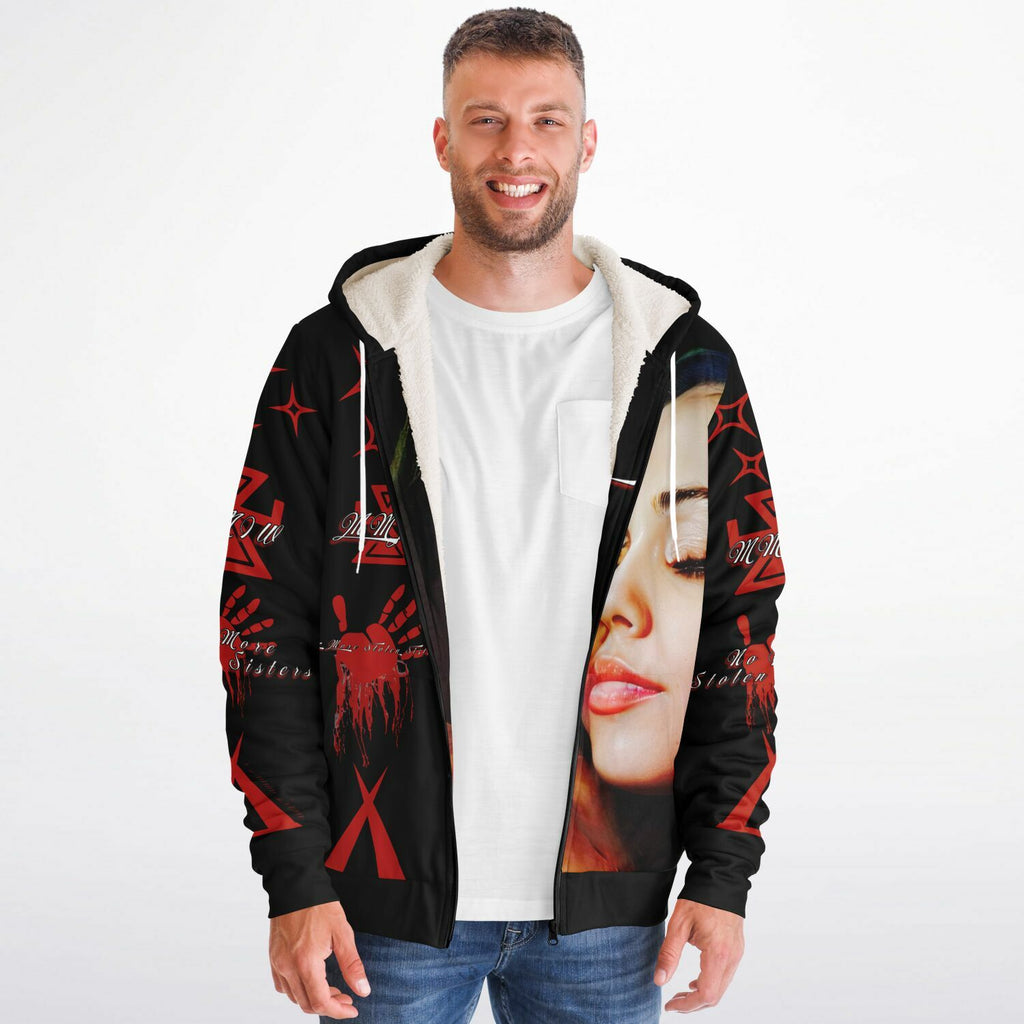 #JUSTICE4STEPH Microfleece Ziphoodie - AOP