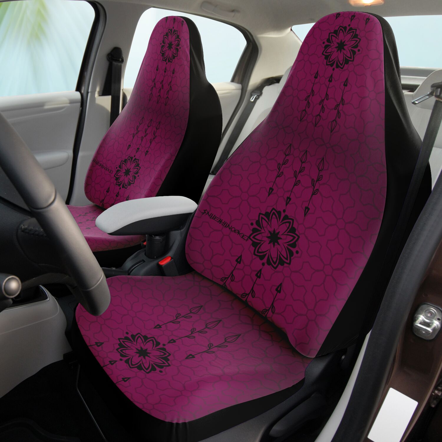 $NiieihiiNookei Car Seat Cover - AOP