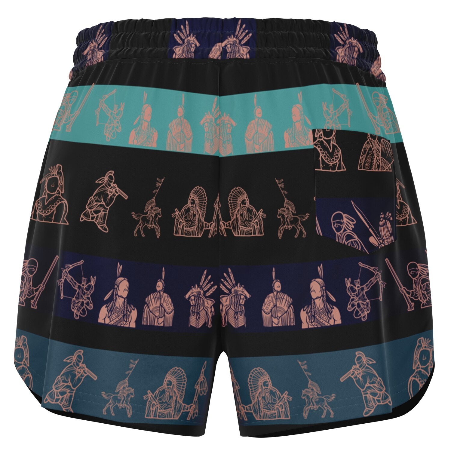 $NiieihiiNookei Athletic Loose Shorts - AOP
