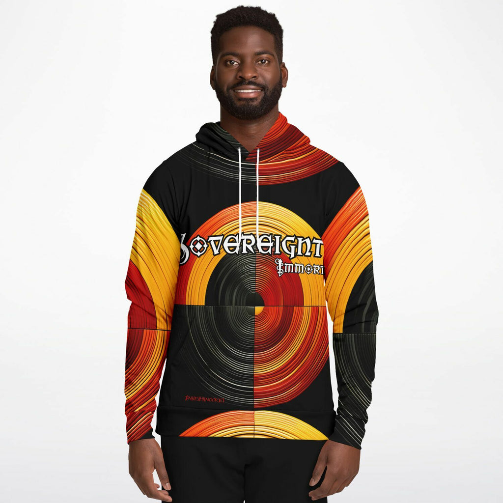 Sovereignty Immortal by $NiieihiiNookei Athletic Hoodie - AOP