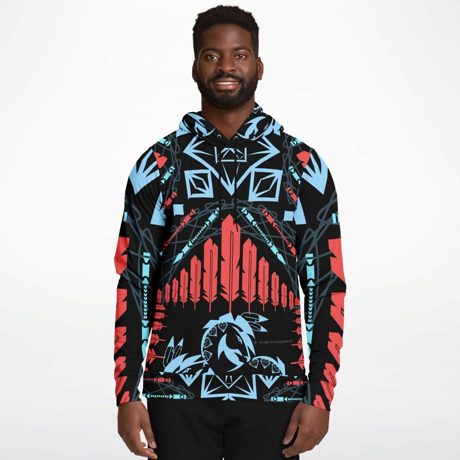 $NiieihiiNookei Athletic Hoodie - AOP