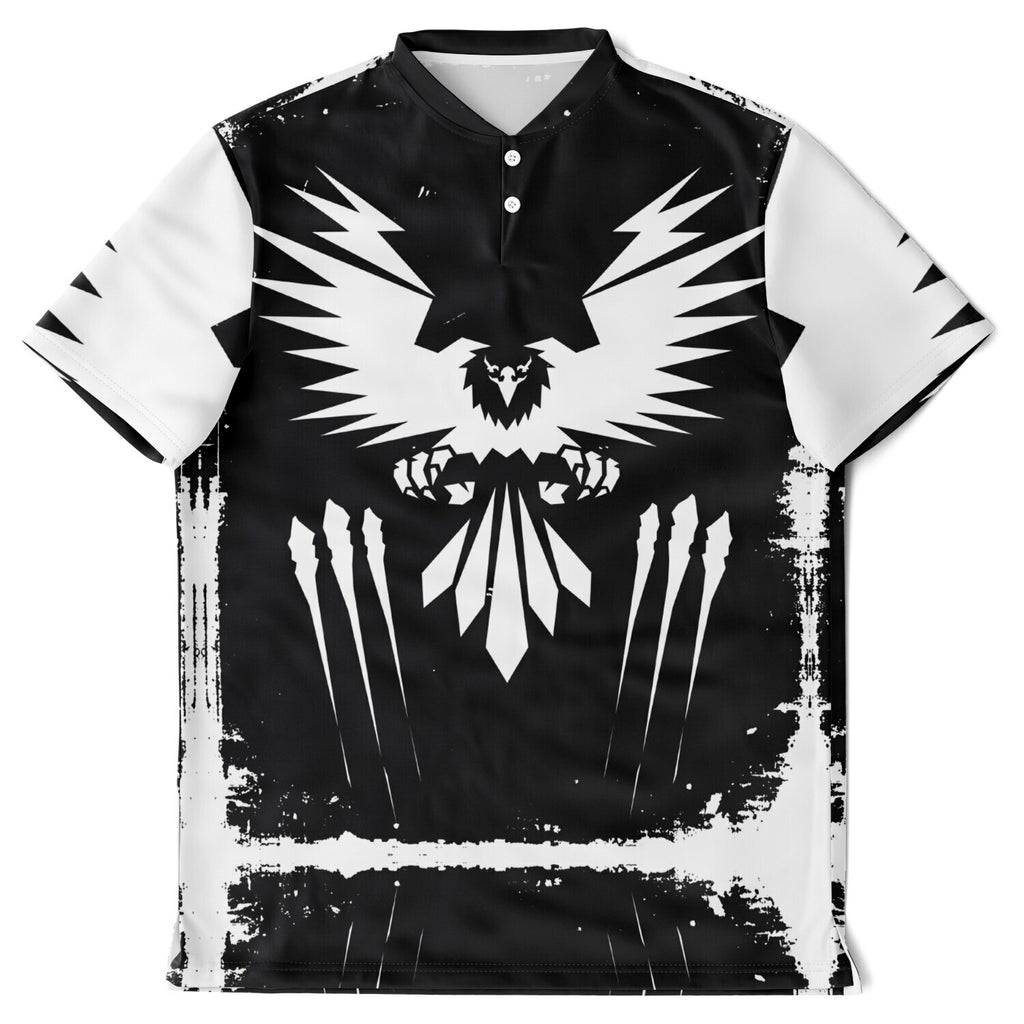 $NiieihiiNookei Blade Collar Polo Shirt - AOP