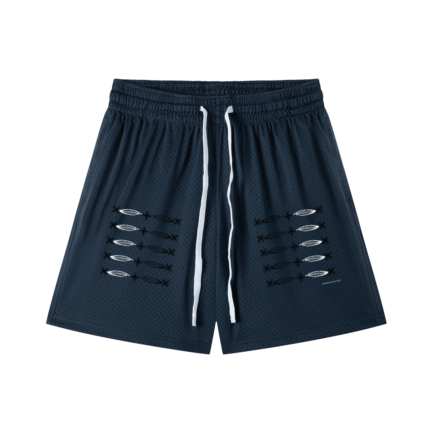 $NiieihiiNookeiMesh Drawstring Shorts