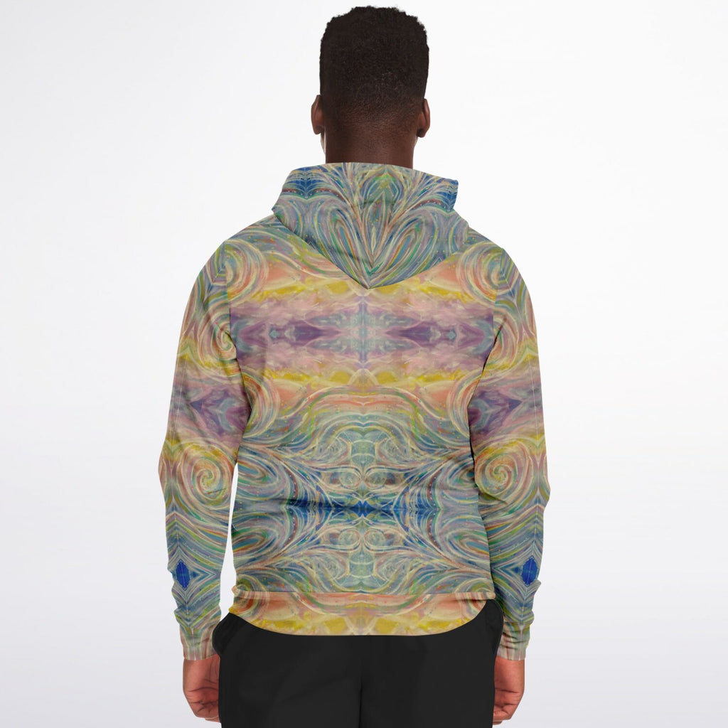 SMW Watercolor Fashion Zip-Up Hoodie - AOP
