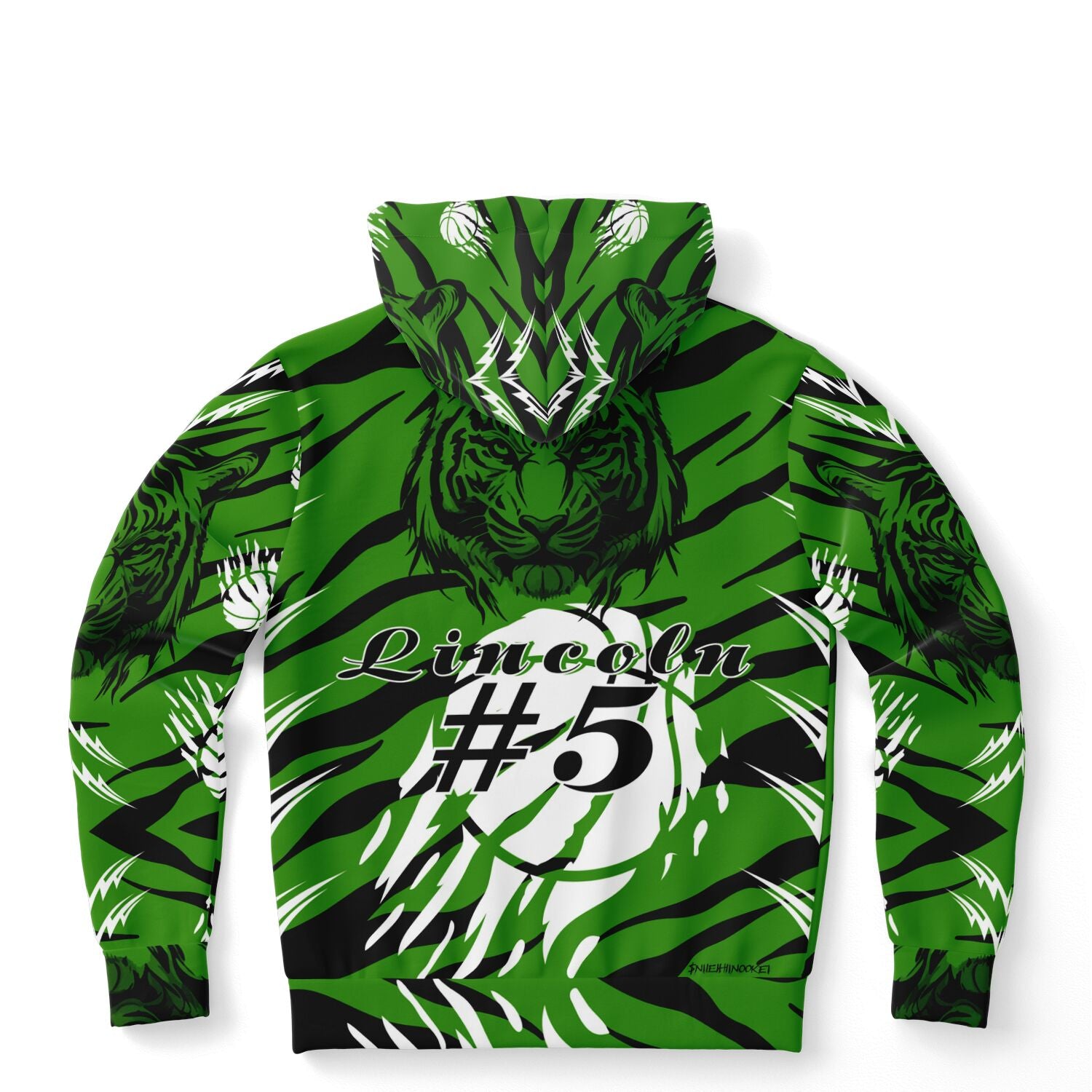 $NiieihiiNookei Custom Basketball Hoodie - AOP