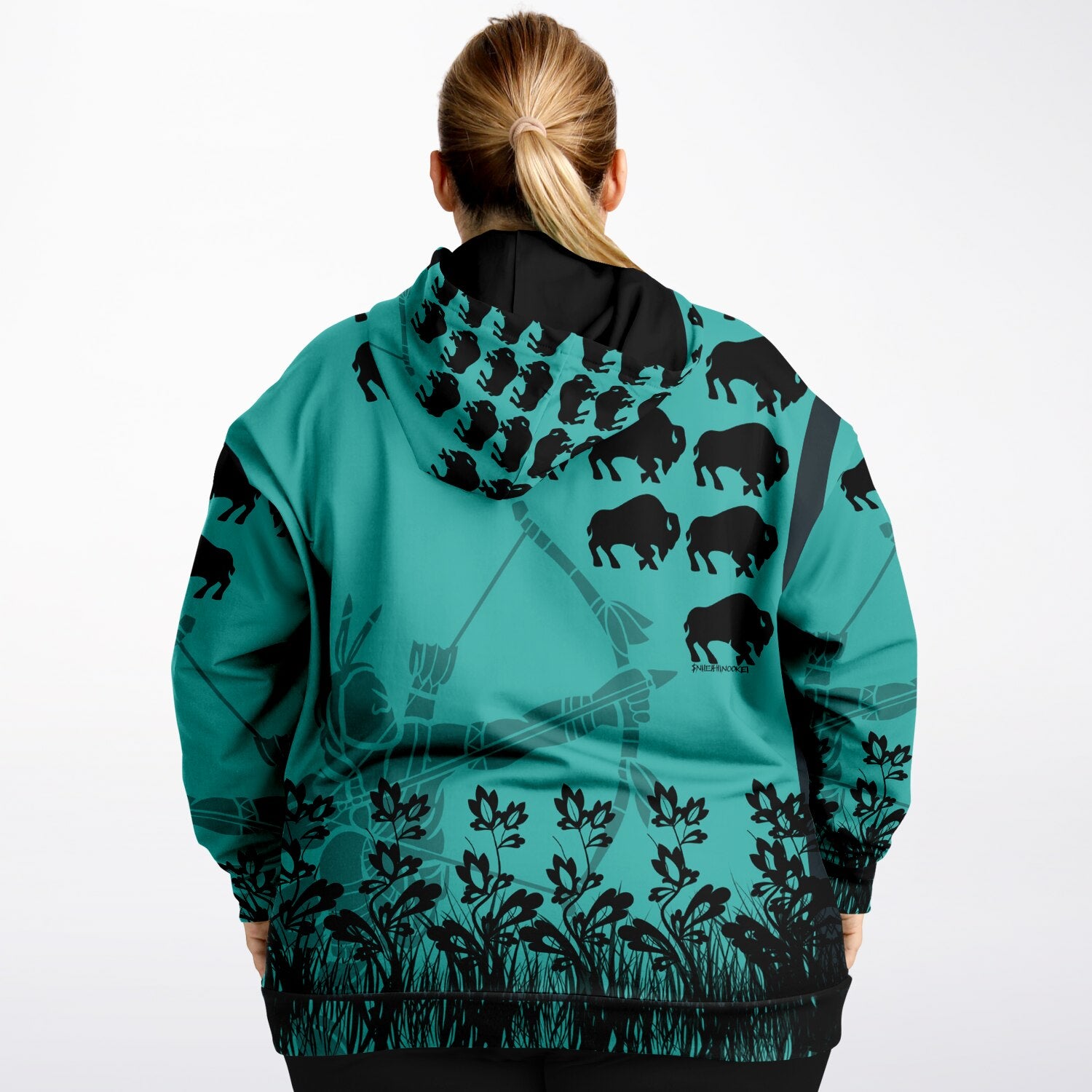 $NiieihiiNookei Fashion Plus-size Hoodie - AOP