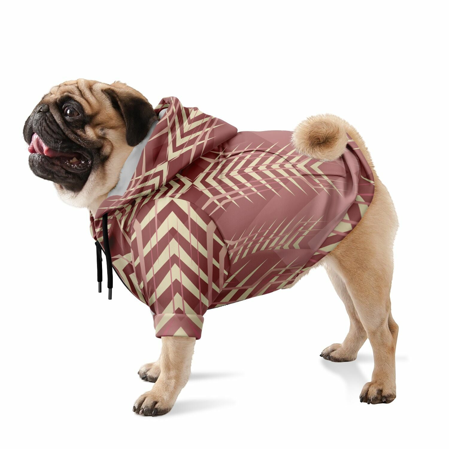$NiieihiiNookei Fashion Dog Zip-Up Hoodie - AOP