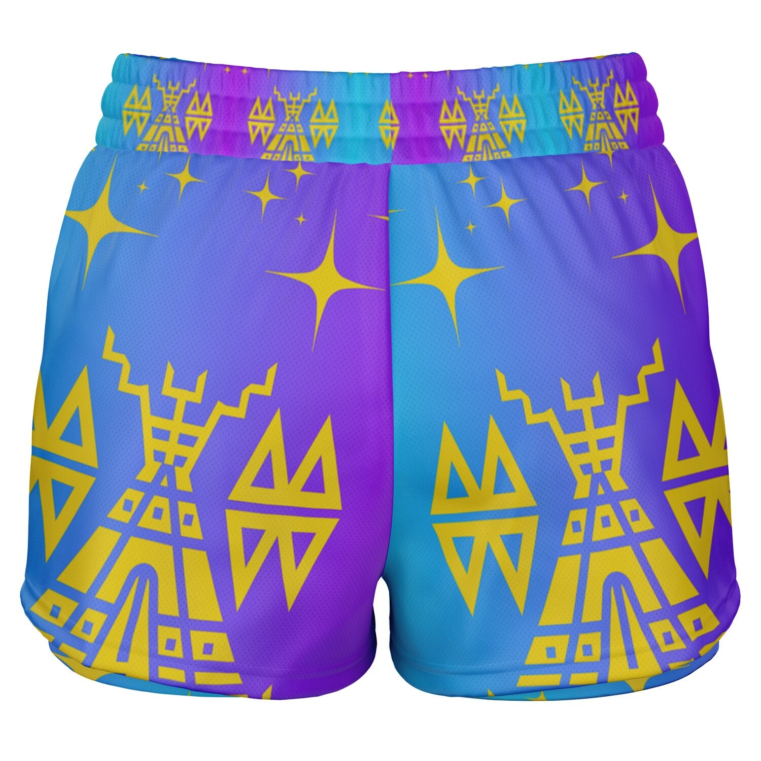 $NiieihiiNookei Women's 2-in-1 Shorts - AOP