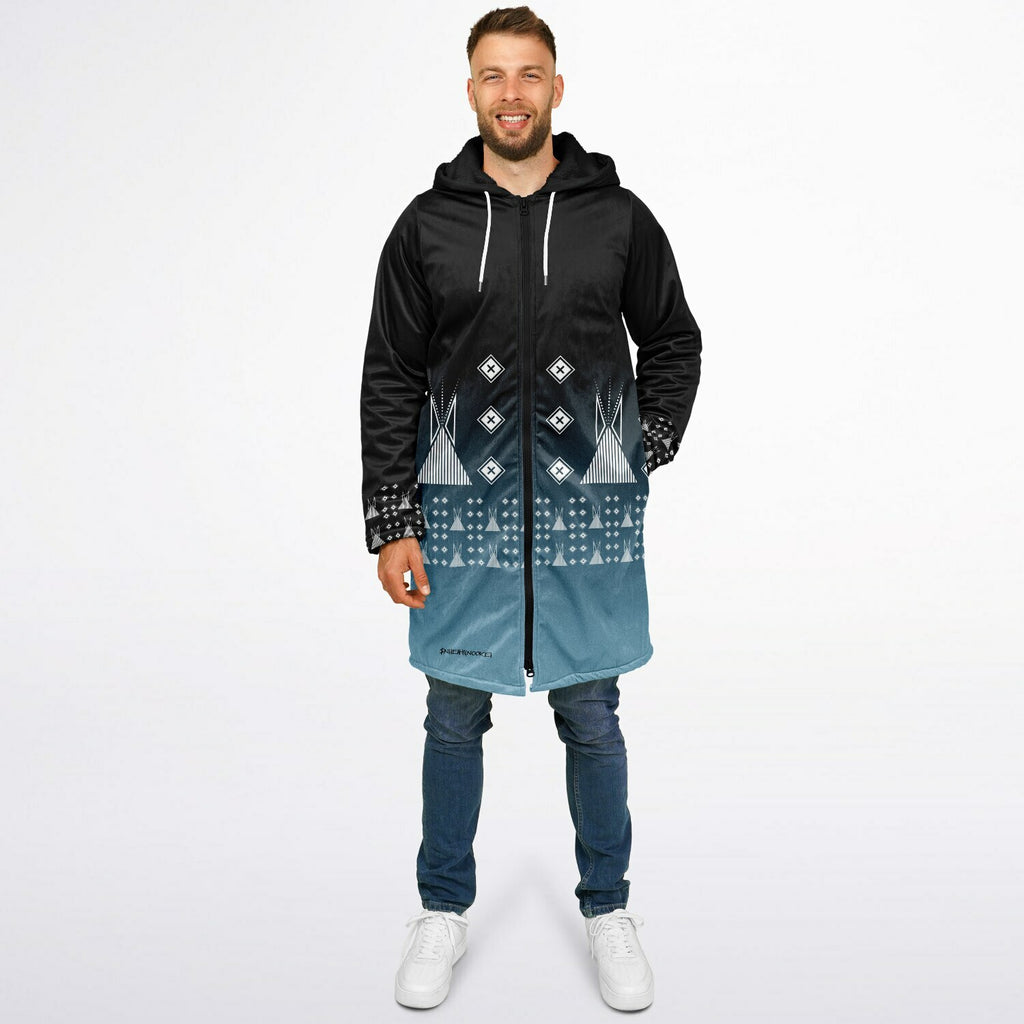 $NiieihiiNookei Zipper Cloak - AOP
