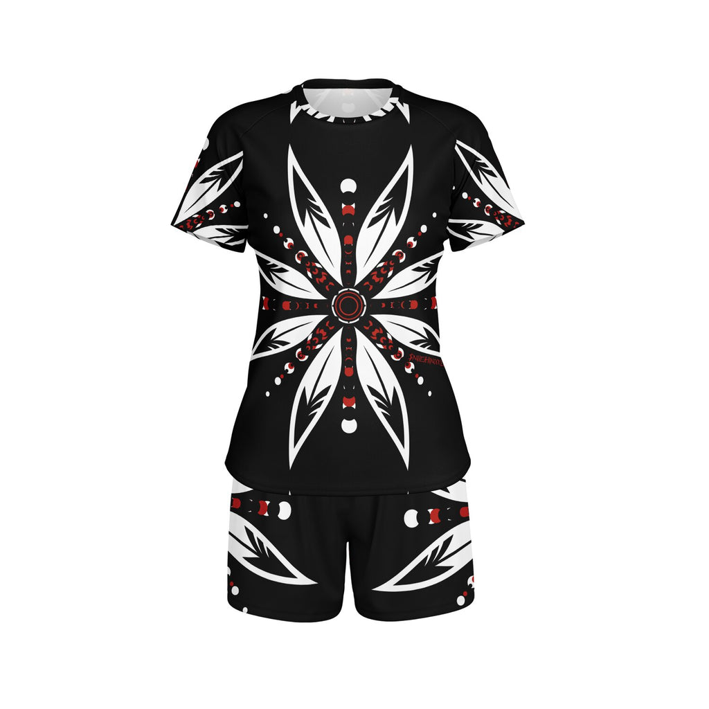 $NiieihiiNookei Women's Active Set - AOP