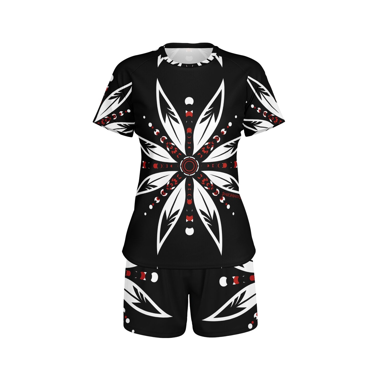 $NiieihiiNookei Women's Active Set - AOP