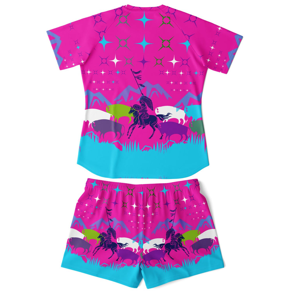 $NiieihiiNookei Women's Athletic Set - AOP