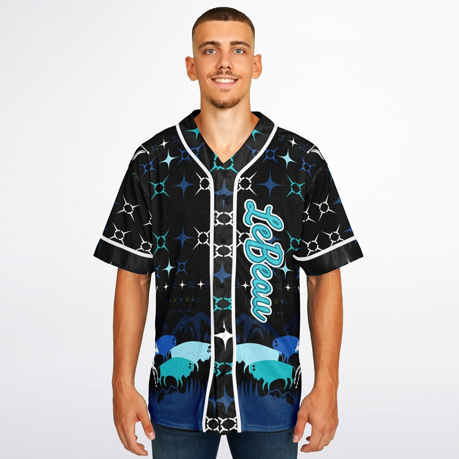 #13 Lebeau Premium Baseball Jersey - AOP