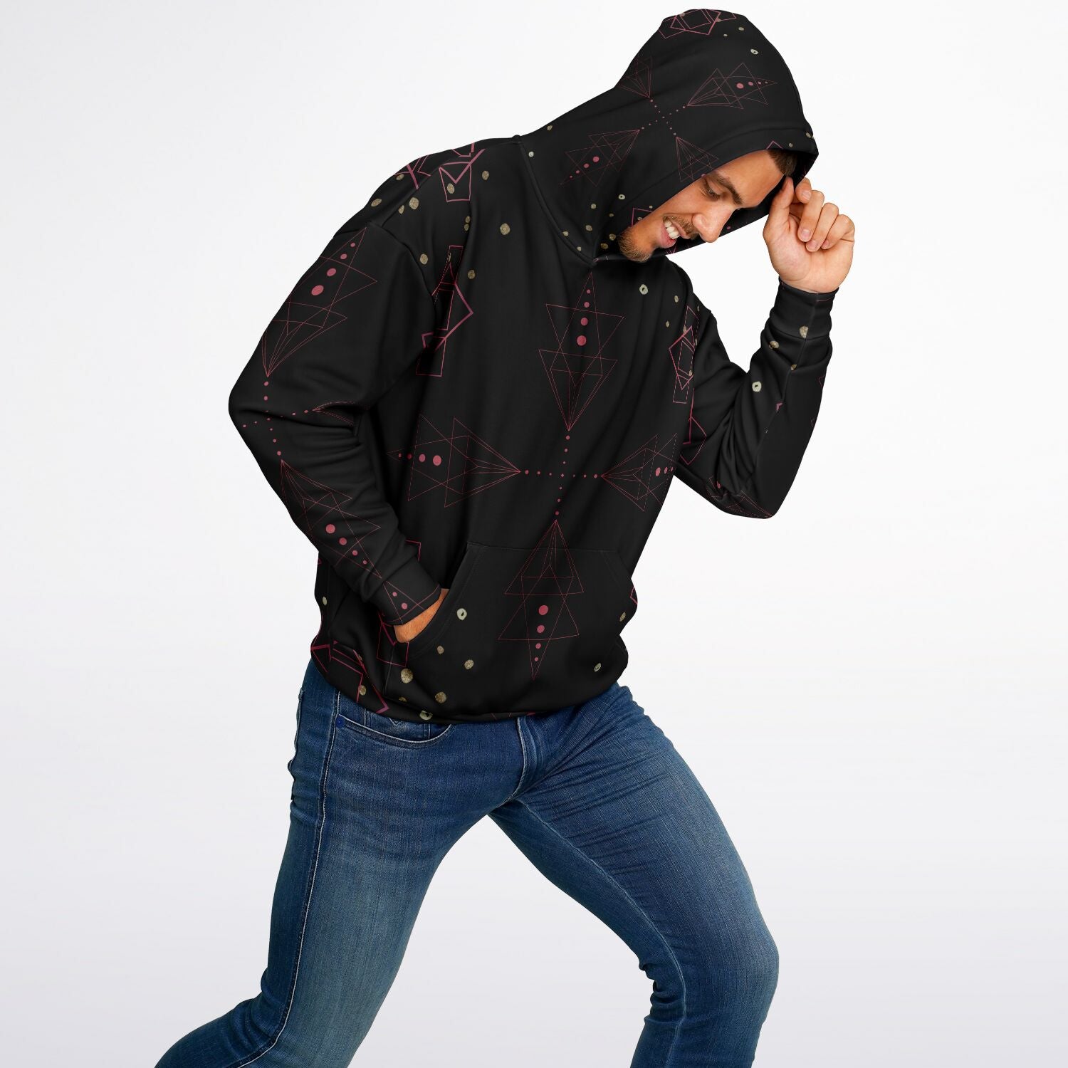$NiieihiiNookei Heavyweight Oversized Hoodie - AOP