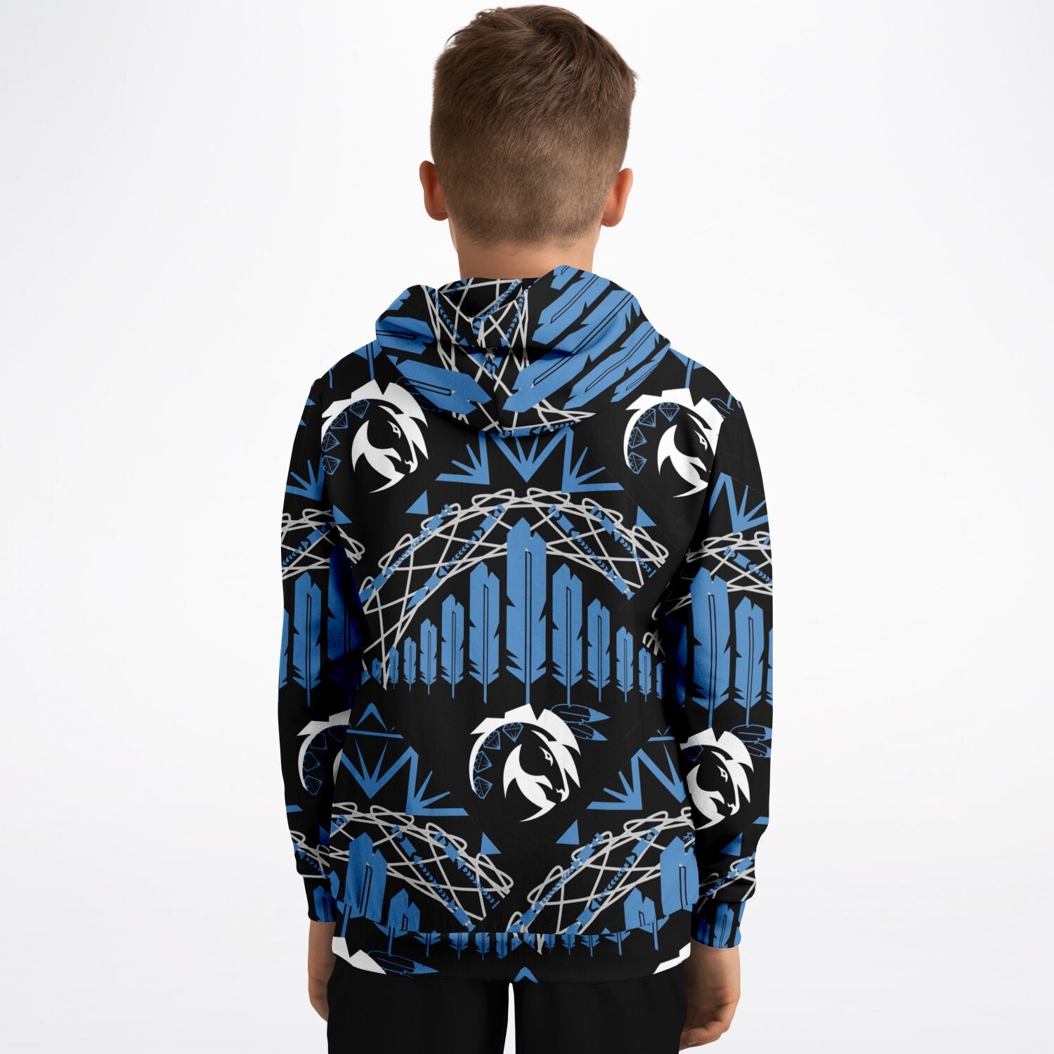 $NiieihiiNookei Athletic Kids Hoodie - AOP