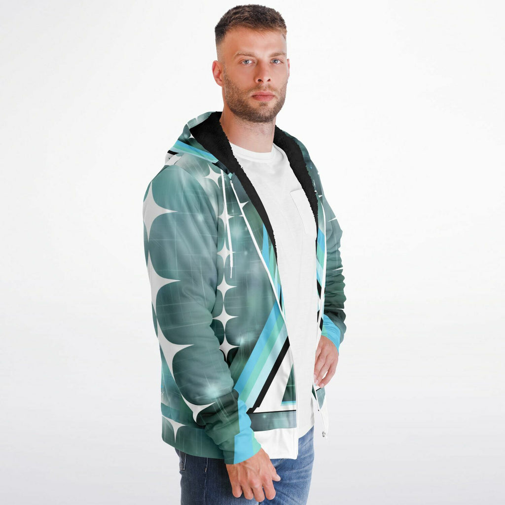 $NiieihiiNookei Microfleece Lined Ziphoodie - AOP