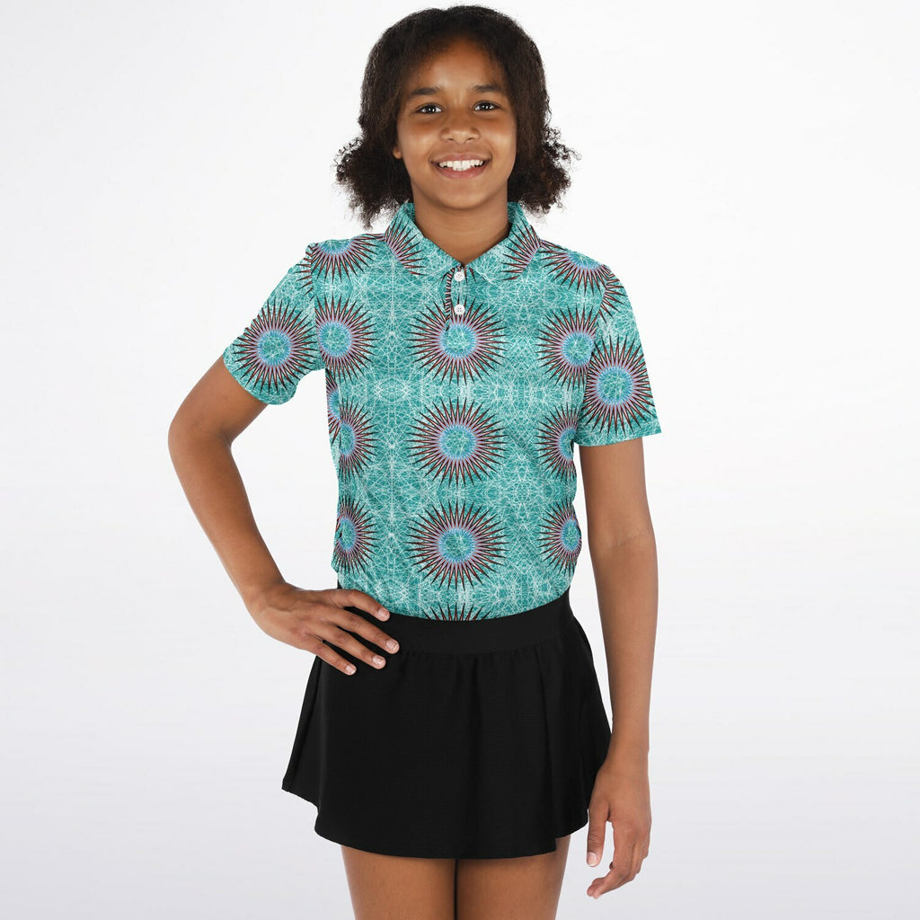 $NiieihiiNookei Kids Polo Shirt - AOP