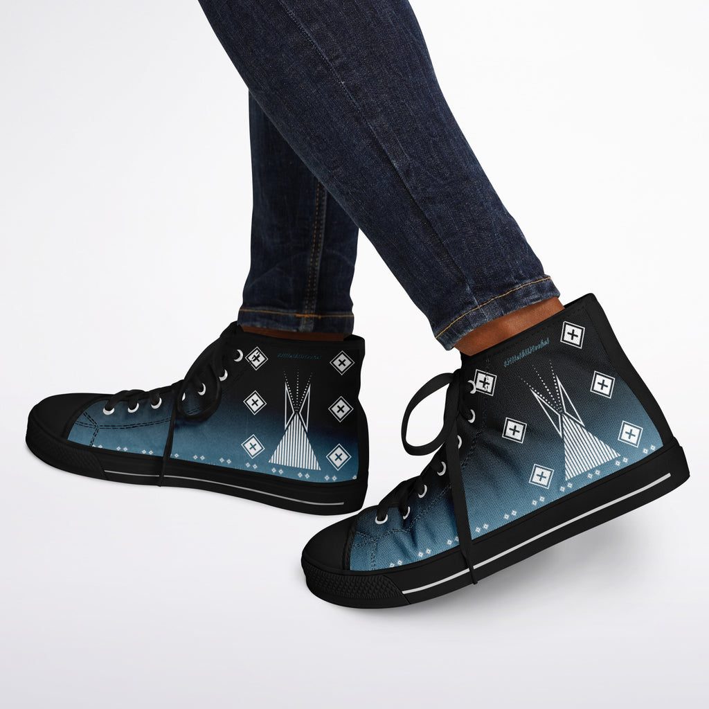 $NiieihiiNookei Urban Peak High Top Shoes - AOP