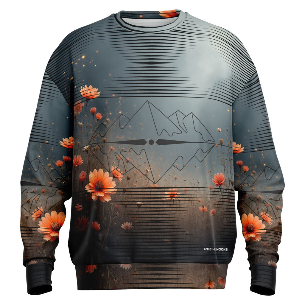 $NiieihiiNookei Heavyweight Oversized Sweatshirt - AOP