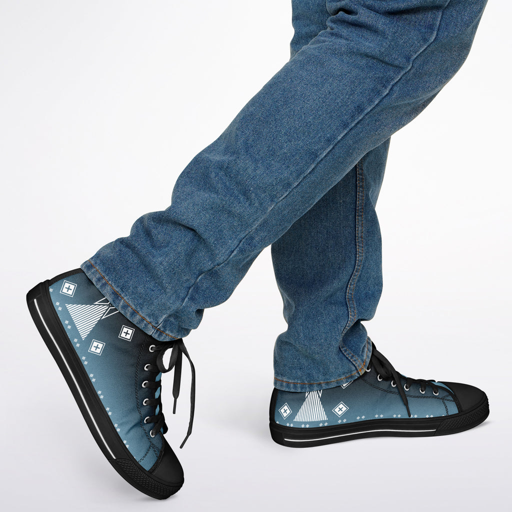 $NiieihiiNookei Urban Peak High Top Shoes - AOP