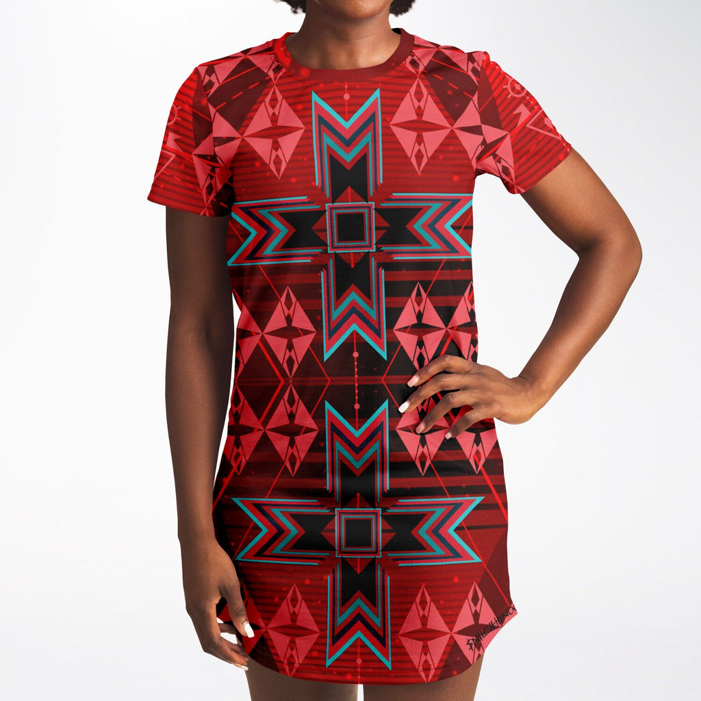 $NiieihiiNookei T-Shirt Dress - AOP