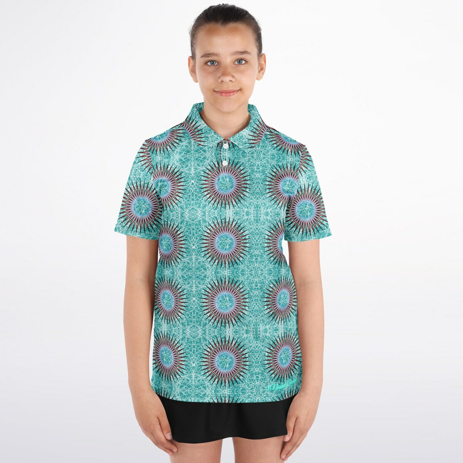 $NiieihiiNookei Kids Polo Shirt - AOP