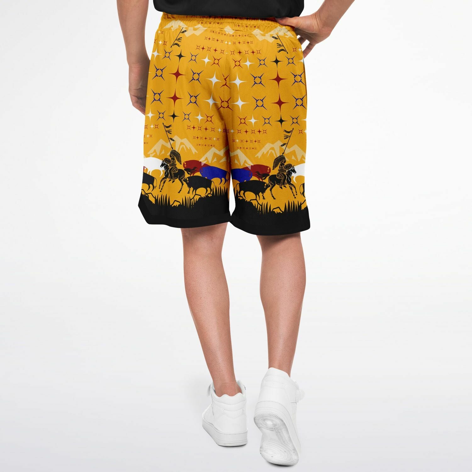 $NiieihiiNookei Basketball Short Rib - AOP