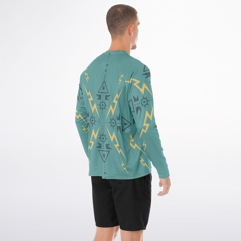 $NiieihiiNookei Men's Long Sleeve Performance Shirt - AOP