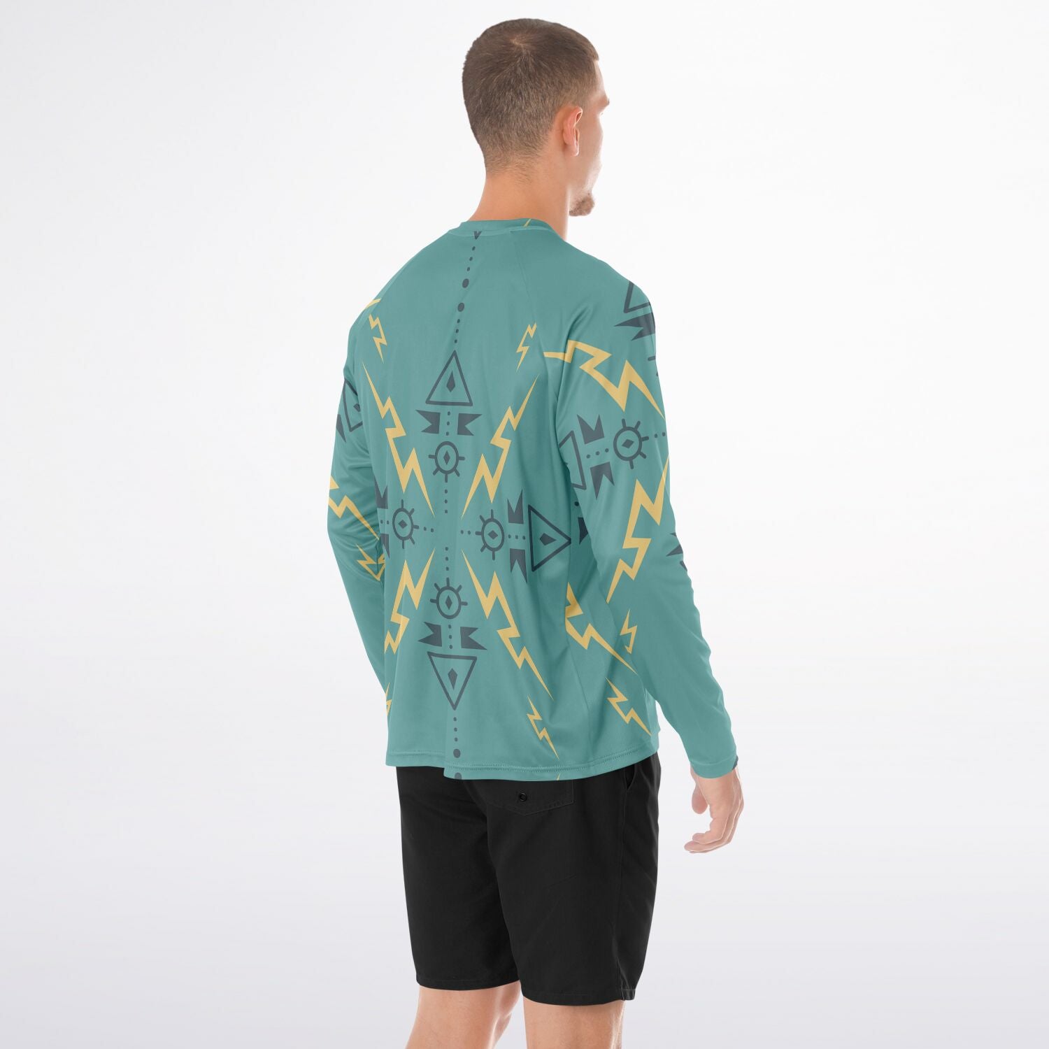 $NiieihiiNookei Men's Long Sleeve Performance Shirt - AOP