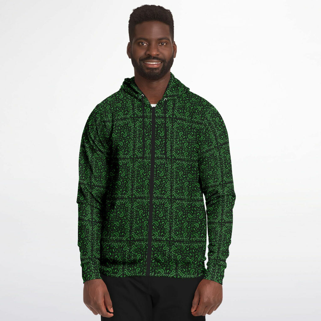 $NiieihiiNookei Athletic Zip-Up Hoodie - AOP